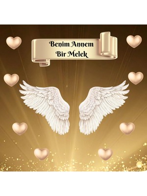 Ti Play Anneler Günü Pvc Vinil Pano Süsü 160X160 cm | Tek Parça Okul ve Sınıf Dekoru (Model 01)