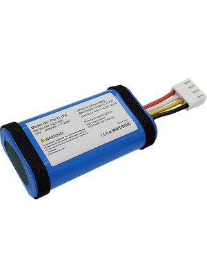 Çerçici Sertec Jbl Flip 6 Uyumlu 3.7V 4800 Mah Soketli Batarya