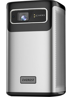 Verto Everest PJ-DLP21, 180 LED Lümen, 4K Destekli, 1xtype-C, 1xhdmı, 1xusb, Wifi, Bluetooth, 30.000 Saat LED Ömrü, 2X5W Speaker, 8000MAH Batarya, Taşınabilir, Android 9.0, 4K Projeksiyon Cihazı