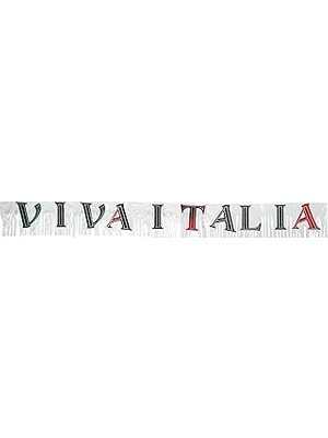 Uravas Store "viva Italia 'metallic Afiş
