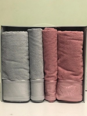 Özdilek Ditsy Pembe Grı Best Set