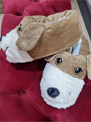 maxxi Hayvan Figürlü Sıcak Tutan Rahat Şık Panduf