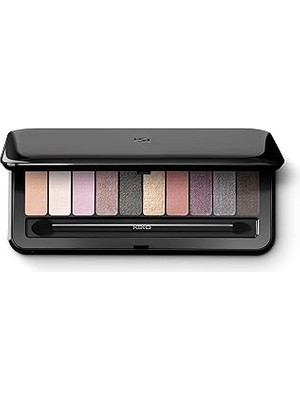 Uravas Store Kiko Milano Eyeshadow Palet 01 | 10 Çok Kaplamalı Göz Farı: Inci, Mat Metalik