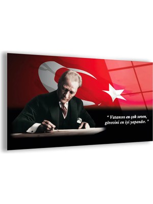 Kırılmaz Cam Mustafa Kemal Atatürk Tablo