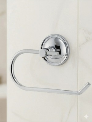 Clk Banyo Bella Paslanmaz Pirinç Duvara Montajlı Kapaksız Tuvalet Kağıtlığı - Modern Banyo Kağıtlık Krom