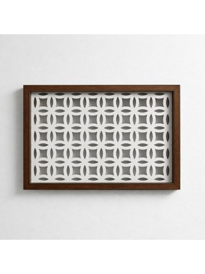 Dekoratif Duvara Asılabilir Sigorta ve Modem-Wifi Saklama Kutusu 30X40 cm Derinlik 11