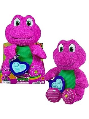 Uravas Store Barney Pelüş Oyuncağı, 2 Yaş Üzeri Çocuklar Için Etkileşimli Aktiviteler Farklı Dokular ile 3