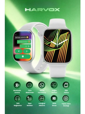 Harvox 11 Pro+ Akıllı Saat Iphone ve Android Tüm Telefonlara Uyumlu