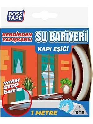 Duş, Kapı Eşiği, Mutfak Tezgahı Etrafı Su Kesici Bariyer - 1 Metre
