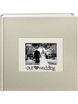 Uravas Store Photo Albums 2up Sentiments 4 x 6 Fotoğraf Albümü-Düğün