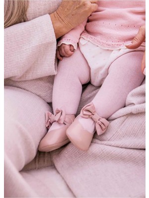 Mayoral Kışlık Kız Bebek Fiyonklu Ayakkabı Patik - Pembe