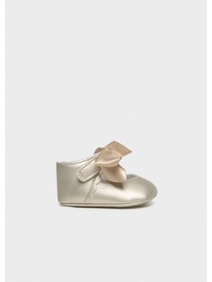Mayoral Yazlık Kız Bebek Yenidoğan Şık Babet Patik - Bej