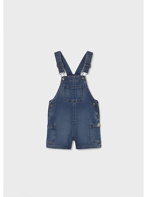Mayoral Yazlık Erkek Bebek Denim Salopet - Mavi
