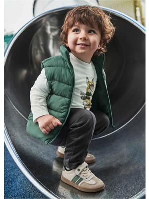 Mayoral Kışlık Erkek Bebek 3'lü Yelekli Set - Yeşil