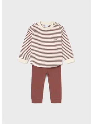 Mayoral Kışlık Kız Bebek 2'li Bol Tayt Takım - Kahve