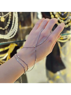 Merve Takı Ezme Model Silver Şahmeran