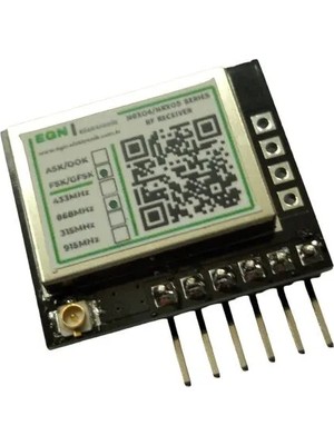 NRX04CFS4 Rf Alıcı (Receiver) Modülü (433.92MHZ, Ask/ook, Saw Filtre, Rf Ekran, U.fl Rf Konnektör)