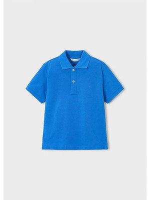 Mayoral Yazlık Erkek Çocuk Basic Polo Yaka Tshirt - Mavi