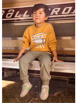 Mayoral Yazlık Erkek Çocuk 2'li Eşofman Sweat Takım - Sarı