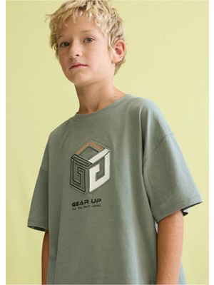 Mayoral Yazlık Erkek Çocuk 2'li Şort Tshirt Takım - Yeşil