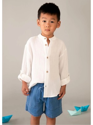 Mayoral Yazlık Erkek Çocuk Denim Şort - Mavi