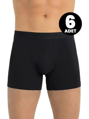 Öts 6'lı Erkek Boxer Modal (%47 Modal - %47 Pamuk - %6 Elastan)