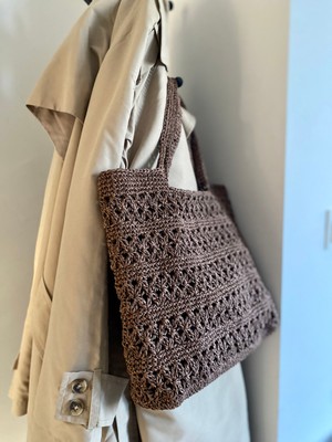 Rabika Desenli Tote Hasır Çanta