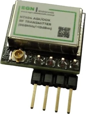 NTX04CS8 Rf Verici (Transmitter) Modülü (868MHZ, Ask/ook, Rf Ekran, U.fl Konnektör)