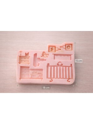 Minyatür Bebek Odası Silikon Kalıp