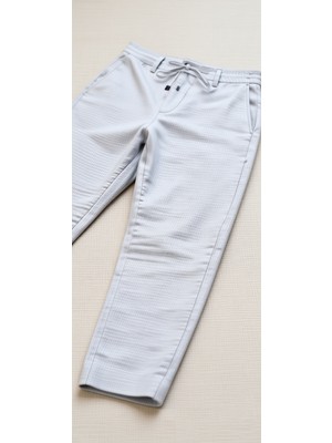 Dynamo Erkek Jogger Armürlü Lastikli Pantolon 1992 BGL-ST04422 Pamuklu Günlük Stil Normal Bel Taş Renk