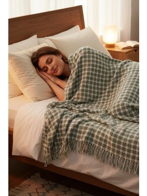 Comfort Craft Pamuklu Balkon ve Koltuk Battaniyesi - 130X170 cm Yumuşak Dokulu Şal