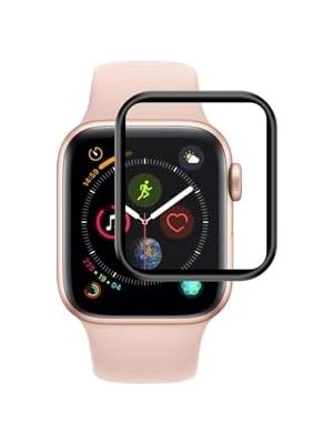 Series 11 46MM Tam Kaplayan Cam Ekran Koruyucu Siyah