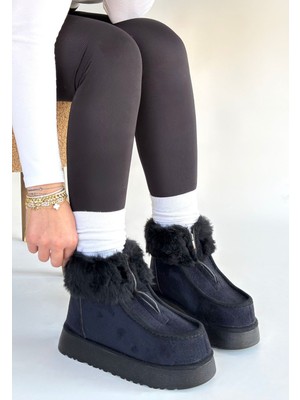 Modanı Seç Zinya Siyah Süet Bot