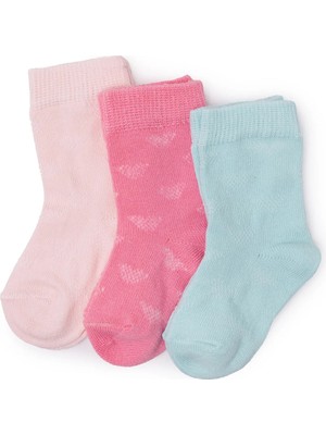 Hellobaby Kız Bebek 3lü Soket Çorap