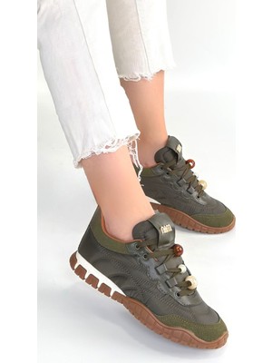 Modanı Seç Tues Yeşil Nubuk Bağcıklı Spor Ayakkabı