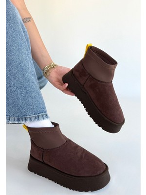 Modanı Seç Cuen Kahverengi Süet Bot