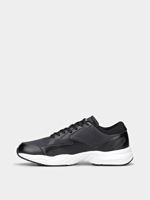 Calvin Klein Erkek Yüksek Tabanlı Fileli Siyah Sneaker YM0YM01104-0GM