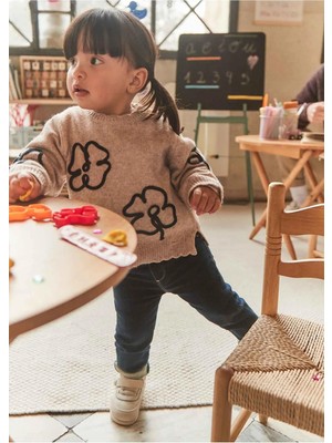 Mayoral Kışlık Kız Bebek Basic Denim Pantolon - Lacivert