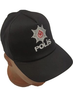 Herşeytrend Çocuk Askr ve Pols Şapkası (Siyah)