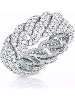 Inure Jewelry Gümüş Taşlı Gurmet Bayan Yüzük