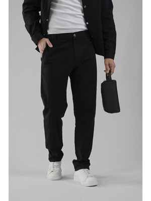 Regular Kalıp Pamuklu Keten Klasik Pantolon