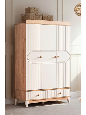 Setay Gardırop, Klas 3 Kapaklı 2 Çekmeceli Dolap