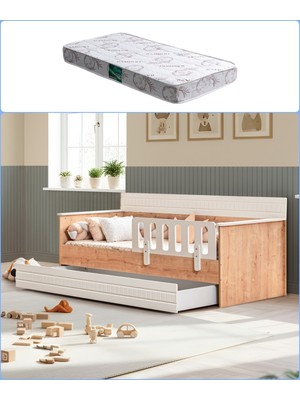 Setay Yavrulu Karyola, Bakü Yavrulu Montessori Karyola - 1 Adet 90X190 Comfort Yatak