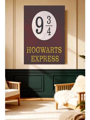 Mushen Studio Mushen Studıo Hogwarts Express Platform 9 3/4 Harry Potter Çerçevesiz Kanvas Tablo