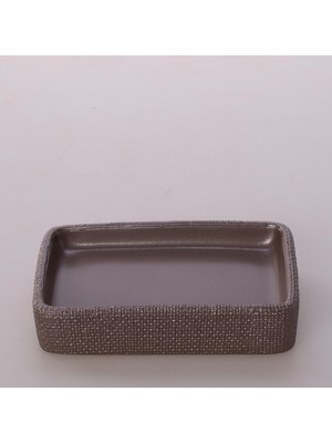 Selim Linen Katı Sabunluk Taupe