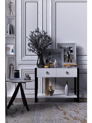 Feyza Design Beyaz Antre ve Hol Dresuarı - Modern ve Şık Tasarım