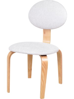 Vilinze Lodos Naturel Ayak Ahşap Sandalye