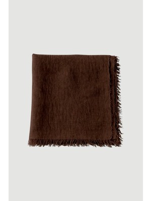 Gusto Püsküllü Şal - Kahverengi