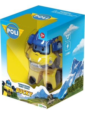 Butik Mey Ithalat®  Polı MRT-0655 Robocar Transforming Robot Figür Bucky