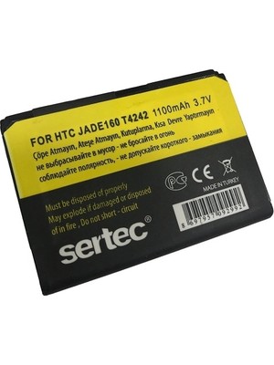 Çerçici Sertec - Htc   T4242 Touch Cruise / JADE160 Uyumlu Batarya